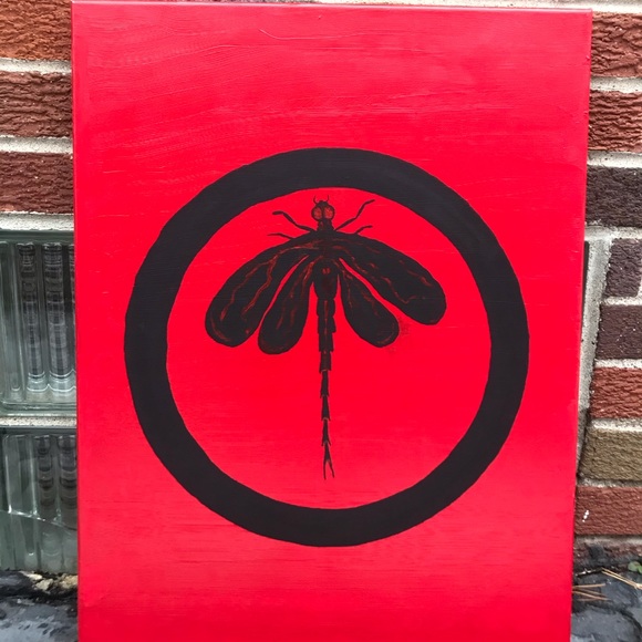 Dragonfly painting